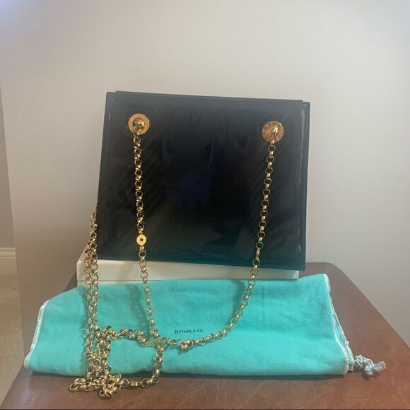 Tiffany & Co. Patent Leather Shoulder Bag - Picture 1 of 12